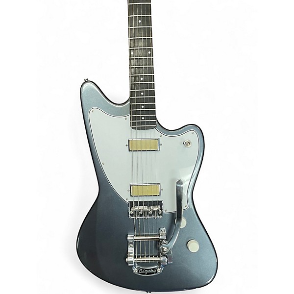 Used Harmony silhouette bigsby Gray Solid Body Electric Guitar