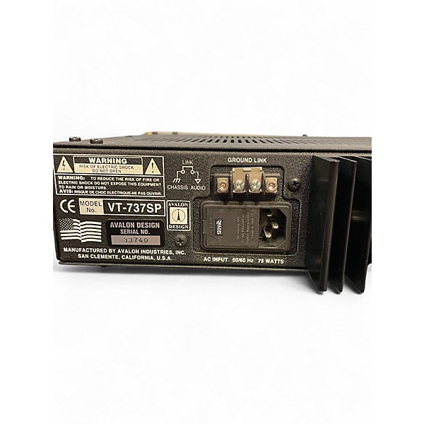 Used Avalon VT747SP Pure Class A Vacuum Tube Channel Strip