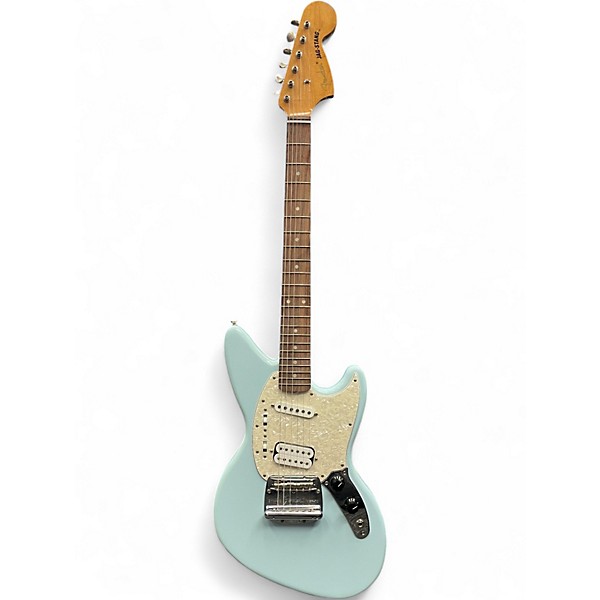 Used Fender Jagstang Blue Solid Body Electric Guitar