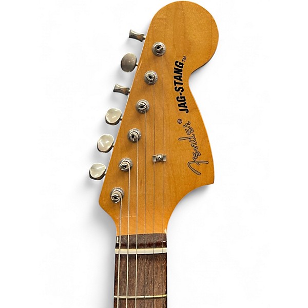 Used Fender Jagstang Blue Solid Body Electric Guitar