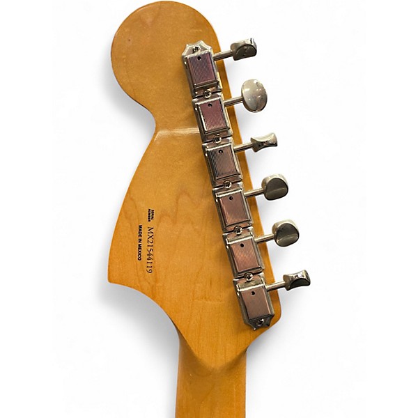 Used Fender Jagstang Blue Solid Body Electric Guitar