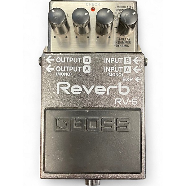 Used BOSS RV6 Digital Reverb Effect Pedal
