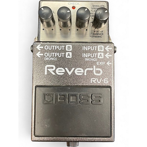 Used BOSS RV6 Digital Reverb Effect Pedal