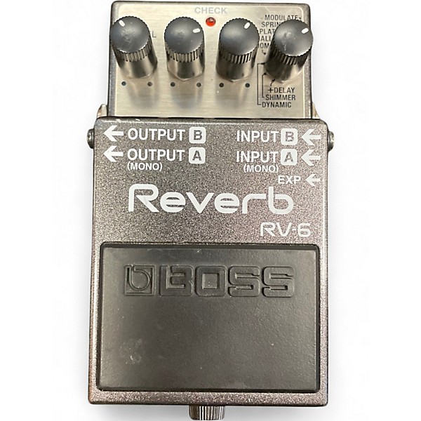 Used BOSS RV6 Digital Reverb Effect Pedal