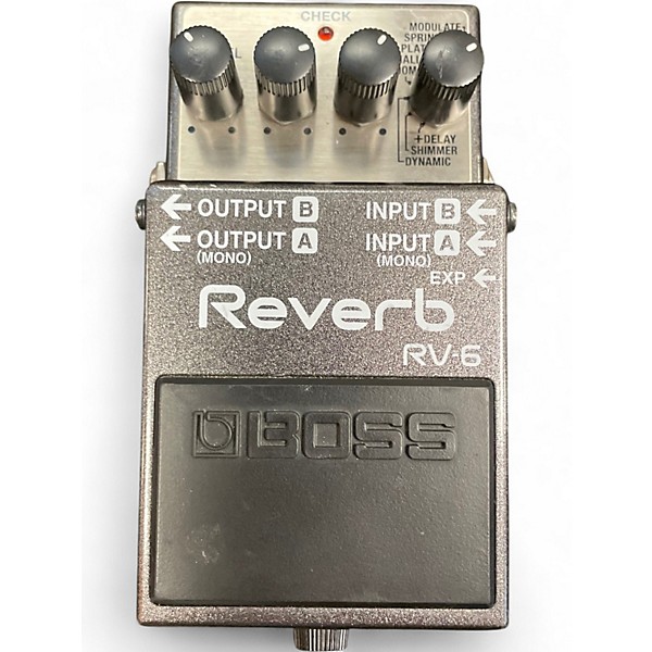 Used BOSS RV6 Digital Reverb Effect Pedal