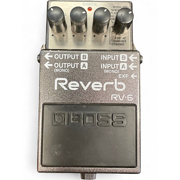 Used BOSS RV6 Digital Reverb Effect Pedal