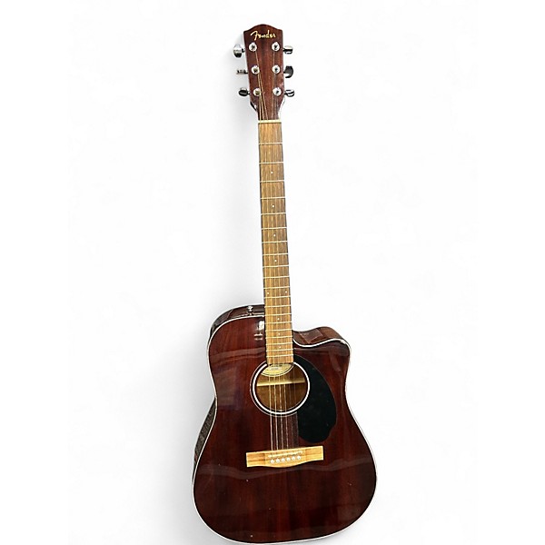 Used Fender CD60CE Mahogany Mahogany Acoustic Electric Guitar