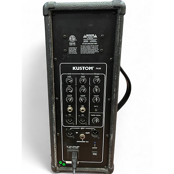 Used Kustom PA50 Powered Speaker