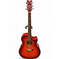 Used Dean EQA TCS Red to Black Fade Acoustic Guitar thumbnail