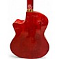Used Dean EQA TCS Red to Black Fade Acoustic Guitar