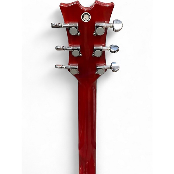 Used Dean EQA TCS Red to Black Fade Acoustic Guitar