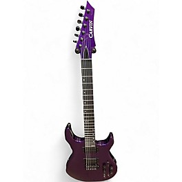 Used Carvin DC127 Purple Solid Body Electric Guitar