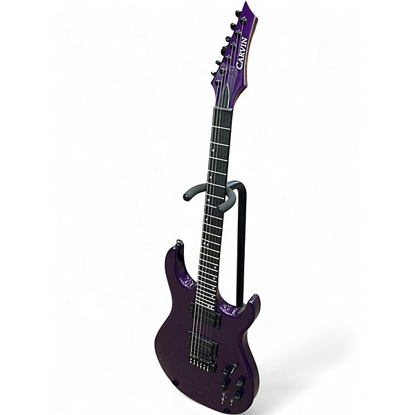 Used Carvin DC127 Purple Solid Body Electric Guitar