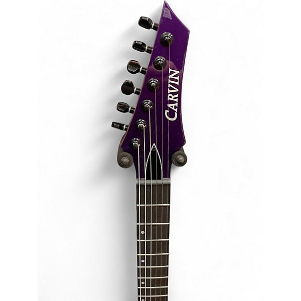 Used Carvin DC127 Purple Solid Body Electric Guitar