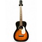 Used Silvertone 604 Parlor Sunburst Acoustic Guitar thumbnail