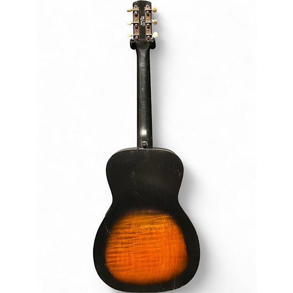 Used Silvertone 604 Parlor Sunburst Acoustic Guitar