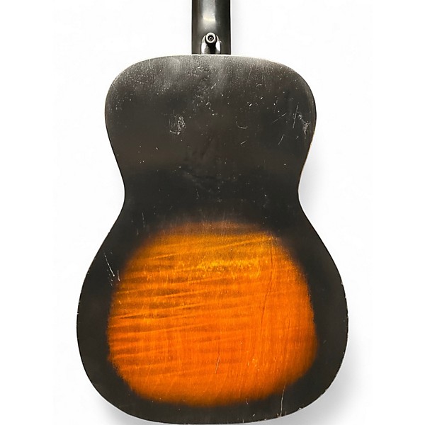 Used Silvertone 604 Parlor Sunburst Acoustic Guitar