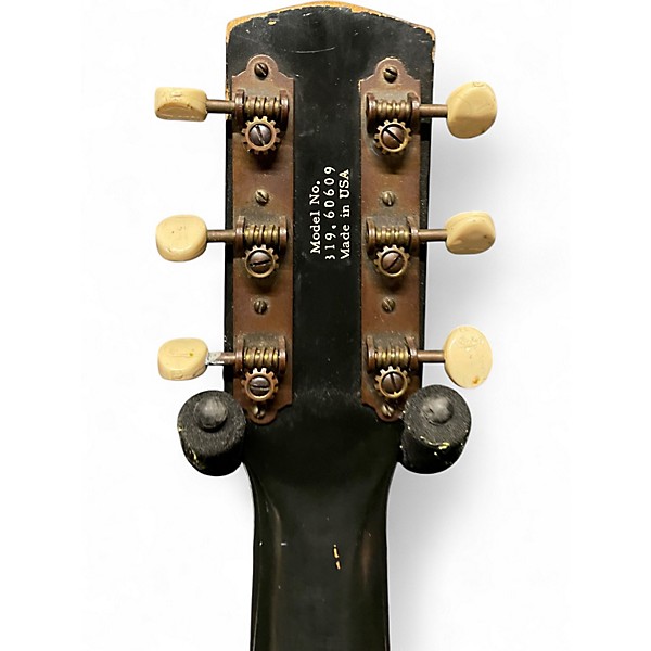 Used Silvertone 604 Parlor Sunburst Acoustic Guitar