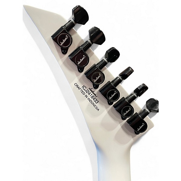 Used Jackson Pro Series Phil Demmel Signature Demmelition Fury PDT Snow White Solid Body Electric Guitar