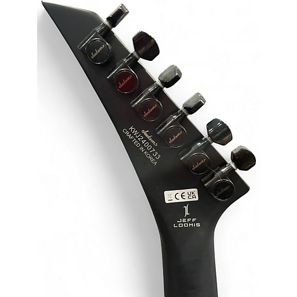 Used Jackson Pro Series Jeff Loomis Signature Kelly Ash Black Solid Body Electric Guitar