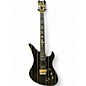 Used Schecter Guitar Research Synyster Gates Signature Custom S Black and Gold Solid Body Electric Guitar thumbnail