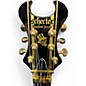 Used Schecter Guitar Research Synyster Gates Signature Custom S Black and Gold Solid Body Electric Guitar