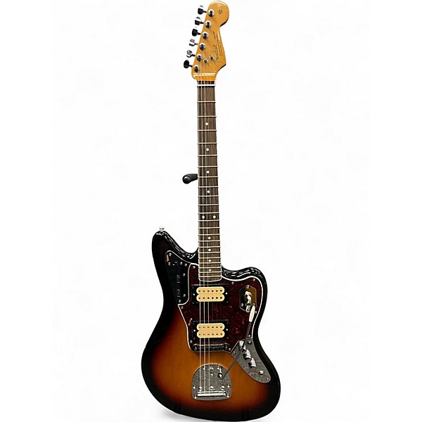 Used Fender Kurt Cobain Signature Jaguar 3 Color Sunburst Solid Body Electric Guitar