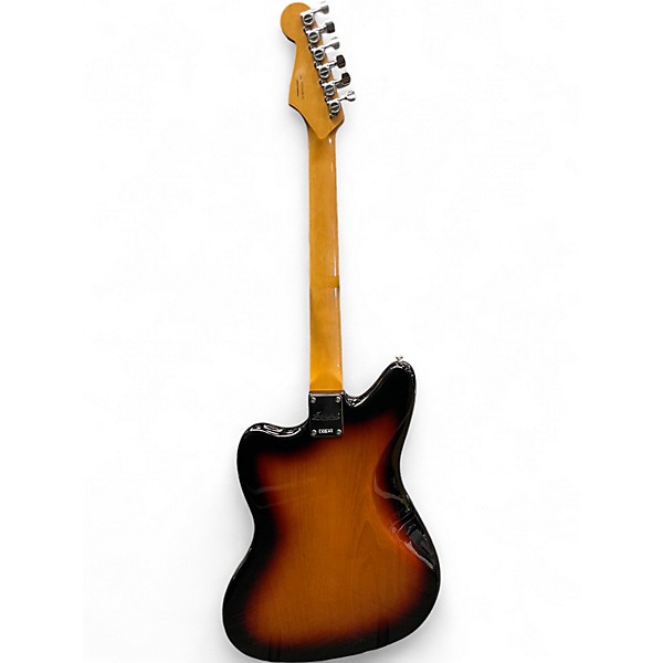 Used Fender Kurt Cobain Signature Jaguar 3 Color Sunburst Solid Body Electric Guitar