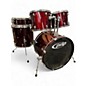 Used PDP by DW 5 Piece EZ Wine Red Drum Kit thumbnail