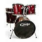 Used PDP by DW 5 Piece EZ Wine Red Drum Kit