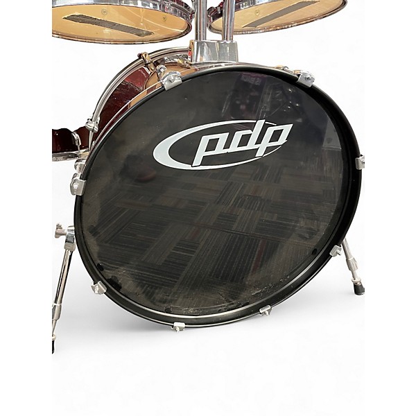 Used PDP by DW 5 Piece EZ Wine Red Drum Kit