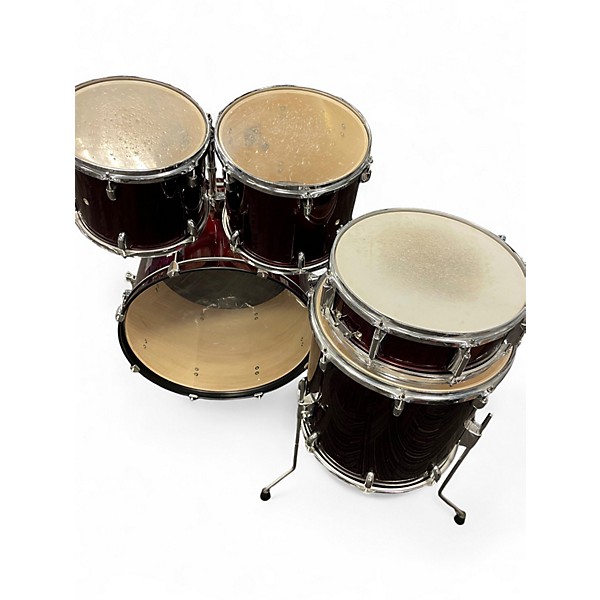 Used PDP by DW 5 Piece EZ Wine Red Drum Kit