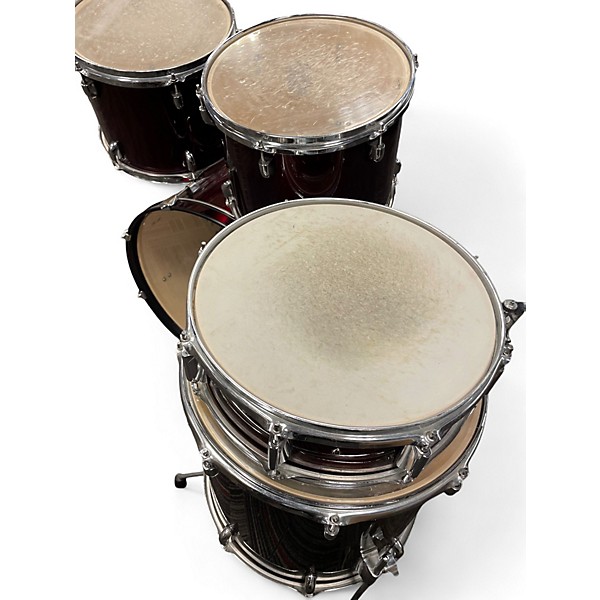 Used PDP by DW 5 Piece EZ Wine Red Drum Kit