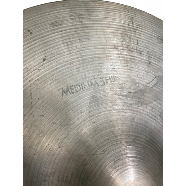 Used Zildjian 18in 1970s Medium Thin Crash Cymbal