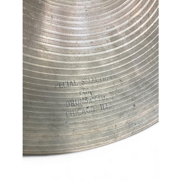 Used Zildjian 18in 1970s Medium Thin Crash Cymbal