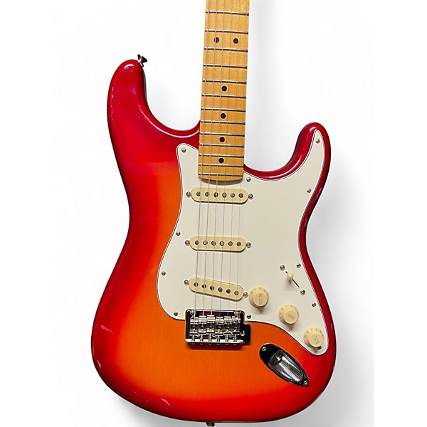 Used Fender Player II Stratocaster Aged Cherry Burst Solid Body Electric Guitar