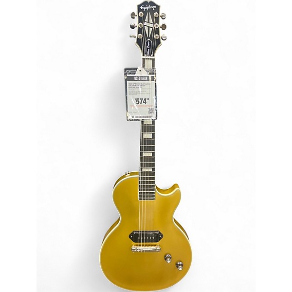 Used Epiphone Blues Lover Gold Top Solid Body Electric Guitar
