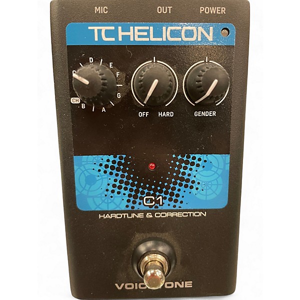 Used TC Helicon VoiceTone C1 Effect Pedal