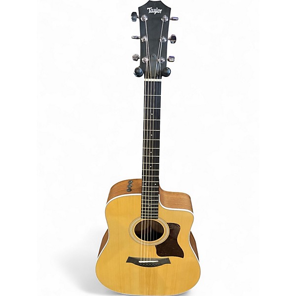 Used 2024 Taylor 210CE Natural Acoustic Electric Guitar