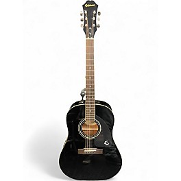 Used Epiphone AJ-100/EB Ebony Acoustic Guitar