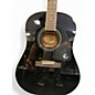 Used Epiphone AJ-100/EB Ebony Acoustic Guitar