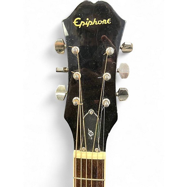 Used Epiphone AJ-100/EB Ebony Acoustic Guitar