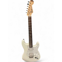 Used Squier Bullet Stratocaster HH White Solid Body Electric Guitar