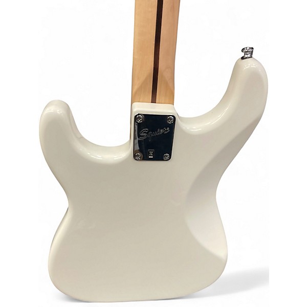 Used Squier Bullet Stratocaster HH White Solid Body Electric Guitar