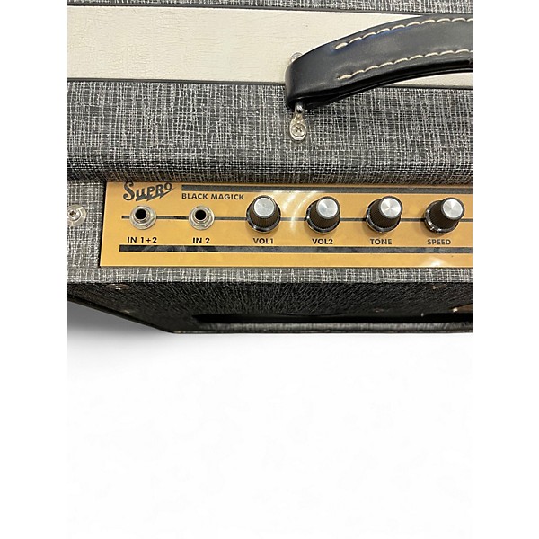 Used Supro 1695T Black Magick 25W 1x12 Tube Guitar Combo Amp