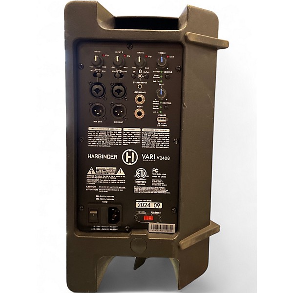 Used Harbinger VARI V2408 Powered Speaker