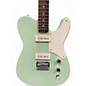 Used Squier Paranormal Baritone Cabronita Telecaster Surf Green Solid Body Electric Guitar