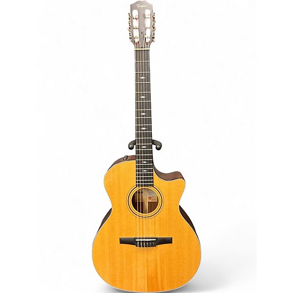 Used 2012 Taylor 314CEN Natural Classical Acoustic Electric Guitar