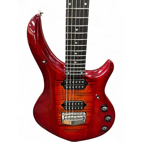 Used Ernie Ball Music Man Majesty Red Solid Body Electric Guitar