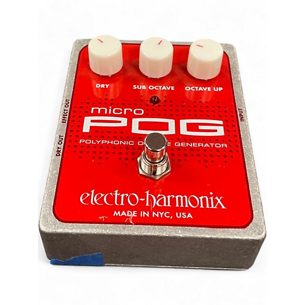 Used Electro-Harmonix Micro Pog Polyphonic Octave Generator Effect Pedal
